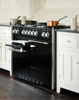 Mercury 1000 Dual Fuel Range Cooker - Ash Black - Carvers Interiors - Carvers Interior