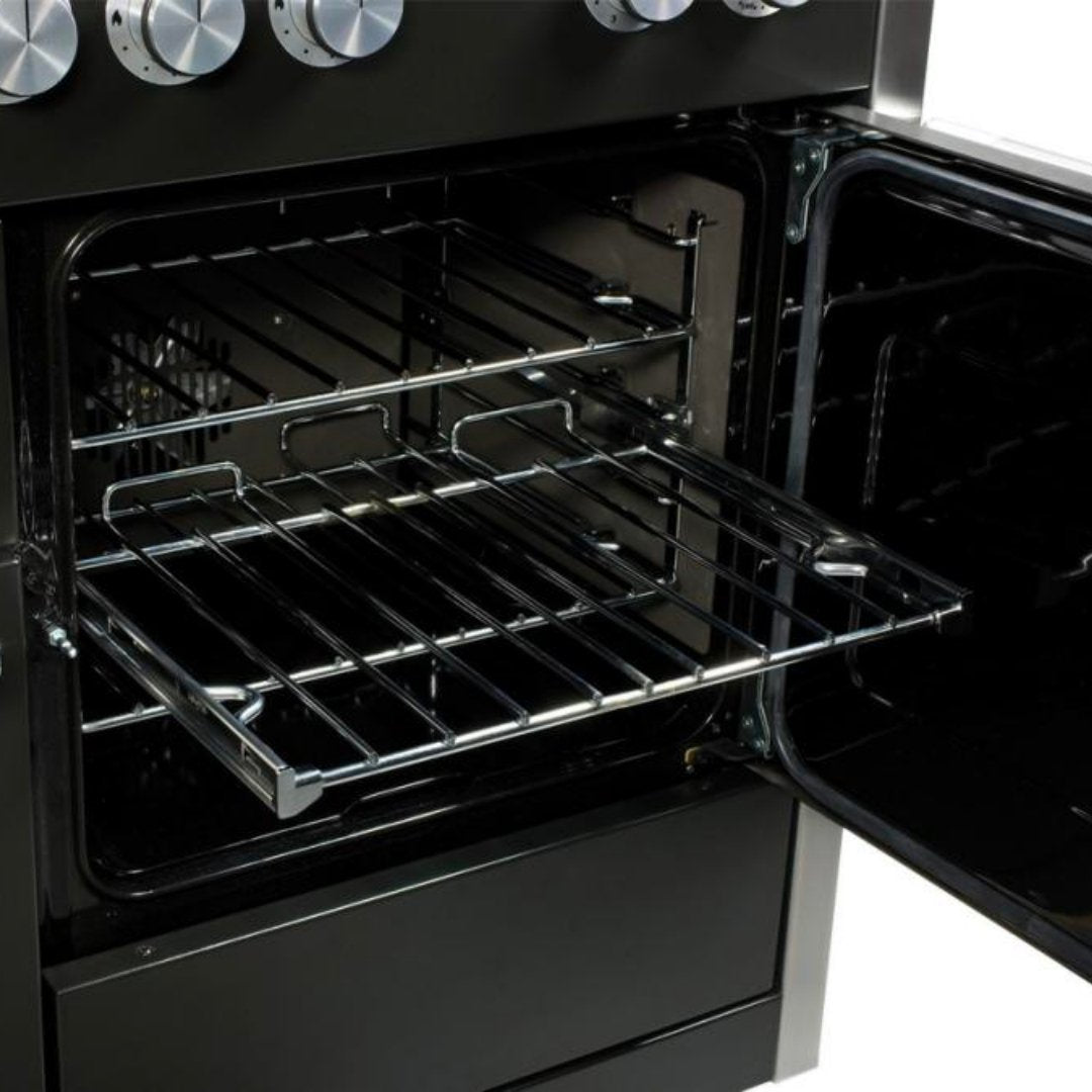 Mercury 1000 Dual Fuel Range Cooker - Ash Black - Available Now - Carvers Interiors - Carvers Interior