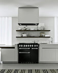 Mercury 1000 Range Cooker with Induction Hob - Ash Black - Carvers Interiors - Carvers Interior