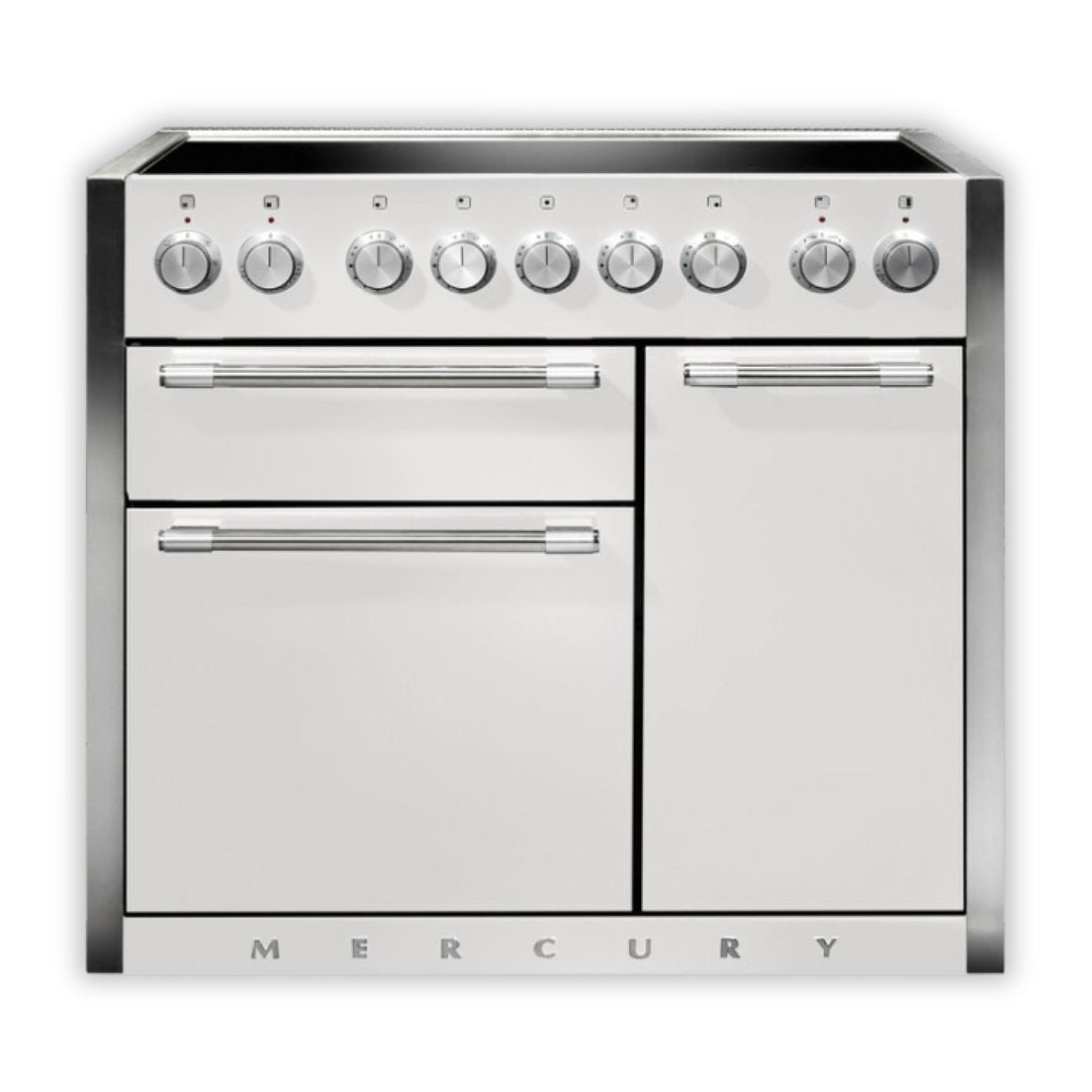 Mercury 1000 Range Cooker with Induction Hob - Snowdrop - Carvers Interiors - Carvers Interior