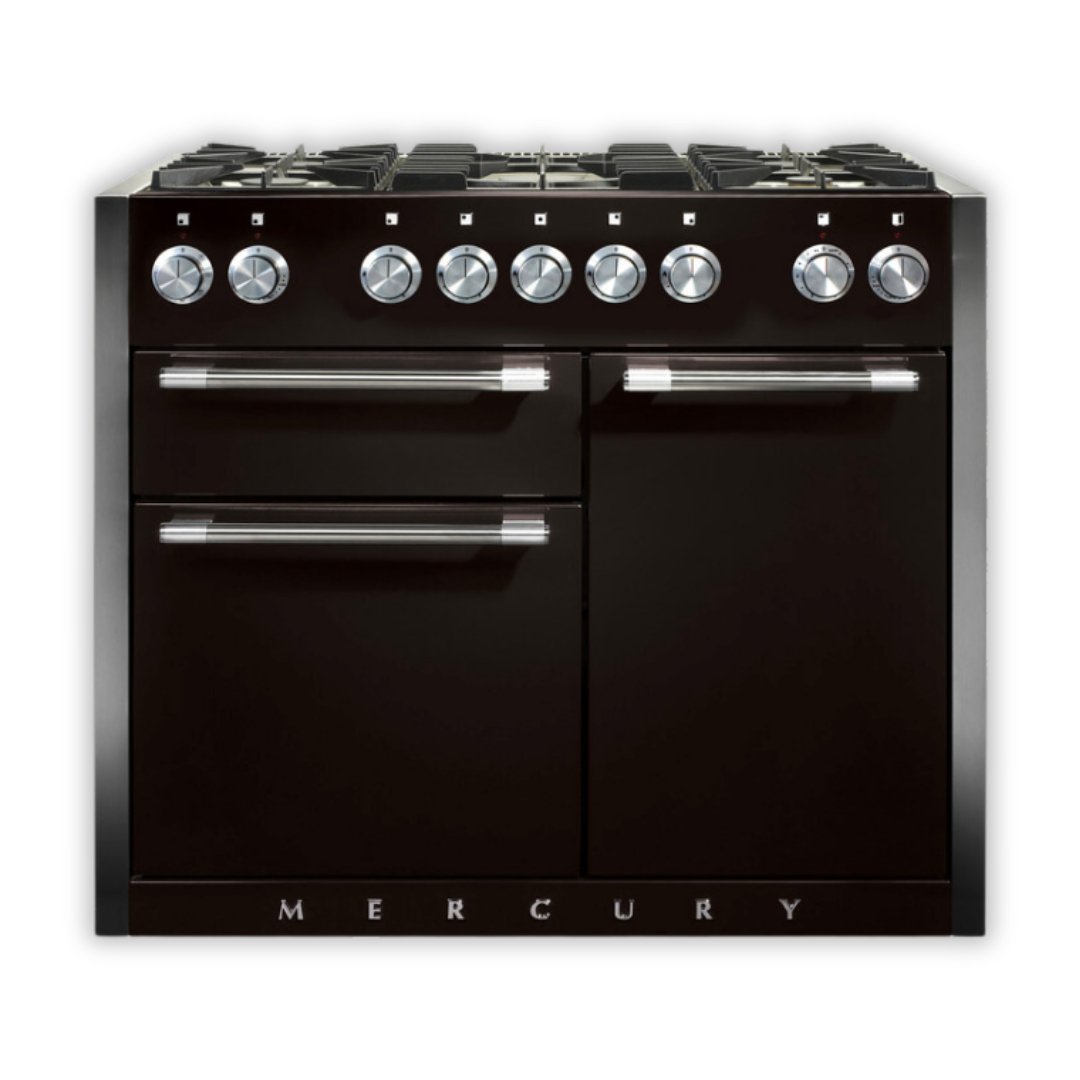 Mercury 1082 Dual Fuel Range Cooker - Ash Black - Carvers Interiors - Carvers Interior