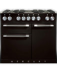 Mercury 1082 Dual Fuel Range Cooker - Ash Black - Available Now - Carvers Interiors - Carvers Interior