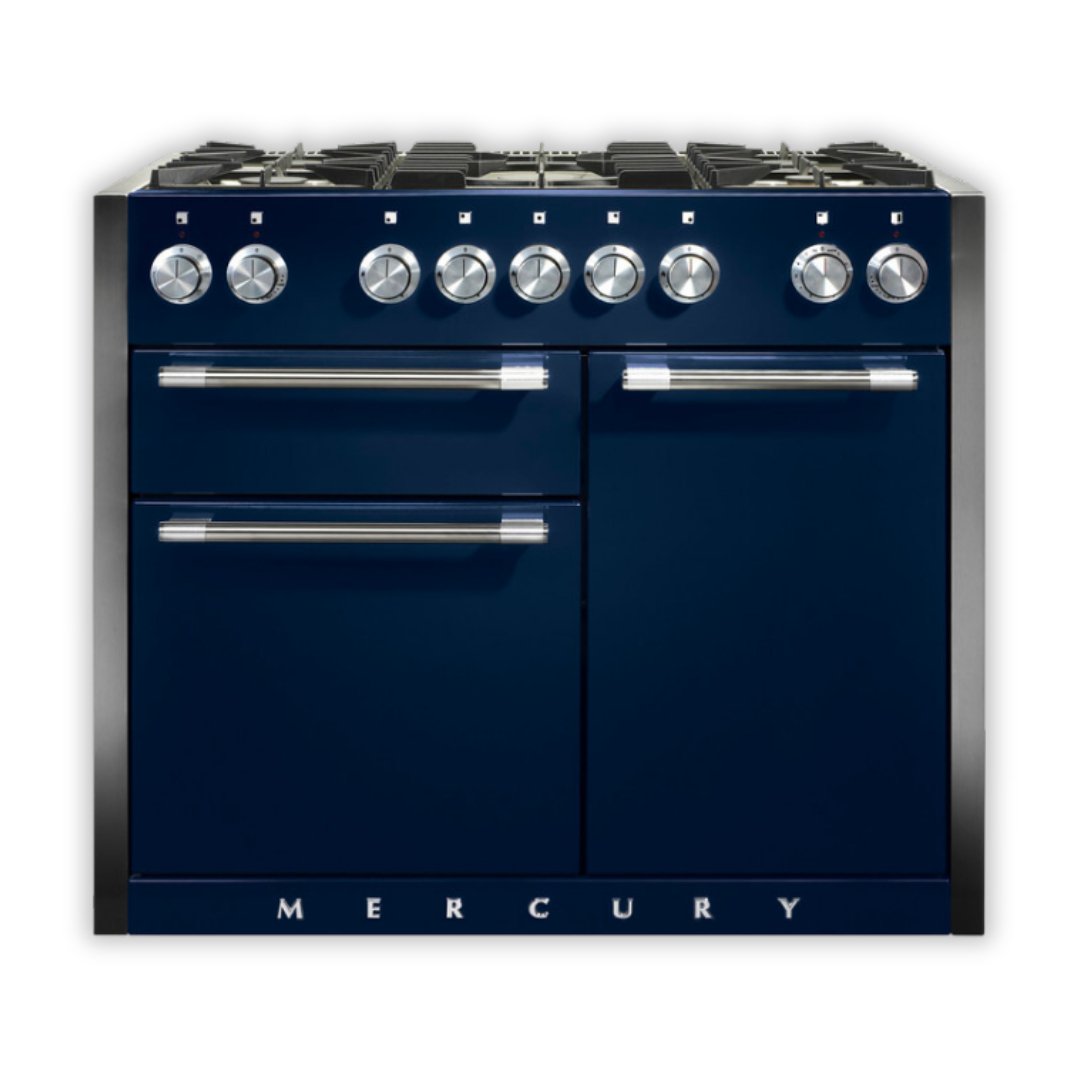 Mercury 1082 Dual Fuel Range Cooker - Indigo - Carvers Interiors - Carvers Interior