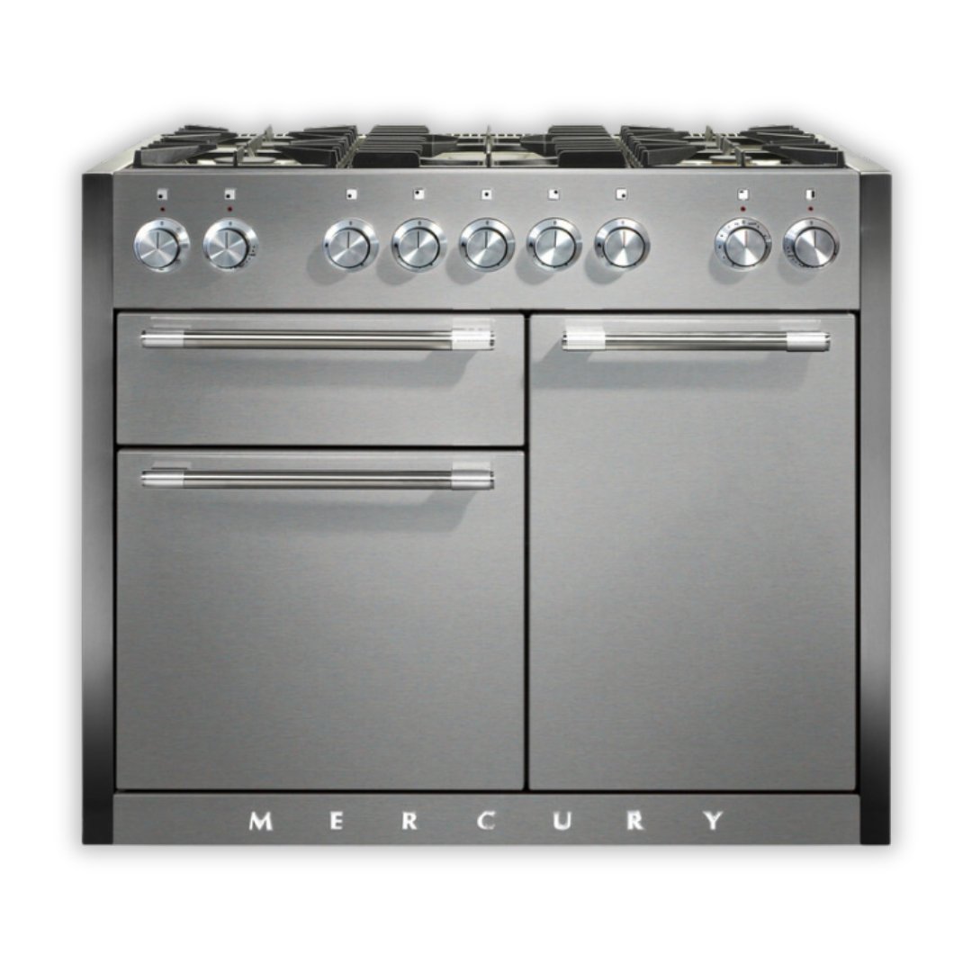 Mercury 1082 Dual Fuel Range Cooker - Stainless Steel - Carvers Interiors - Carvers Interior