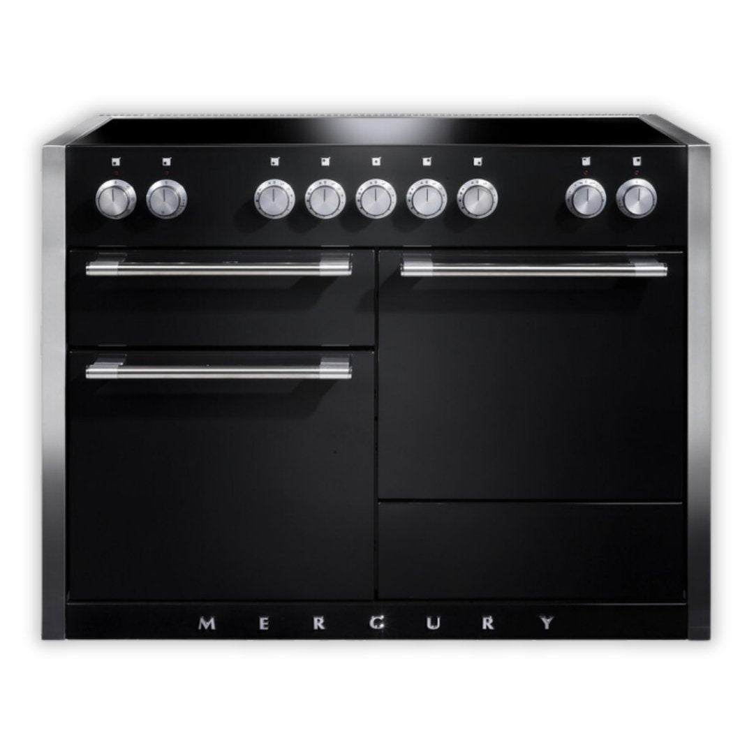 Mercury 1200 Range Cooker with Induction Hob - Liquorice - Carvers Interiors - Carvers Interior