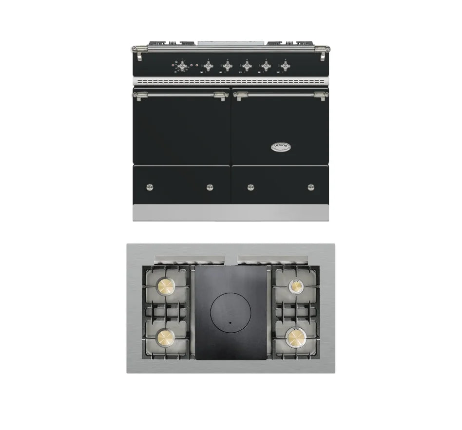 Lacanche Cluny Classic 1000mm Range Cooker - Anthracite/Nickel (Traditional Hob) - ESTIMATED DECEMBER