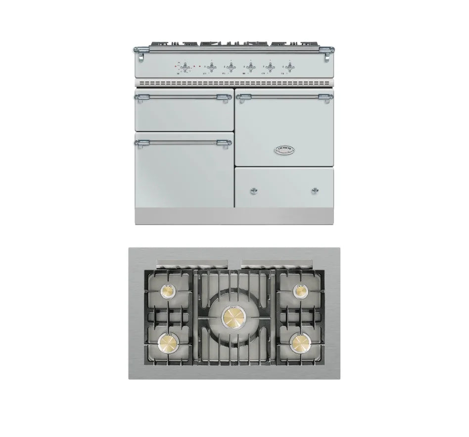 Lacanche Macon Classic 1000mm Range Cooker - Mist Grey/Chrome - ESTIMATED DECEMBER