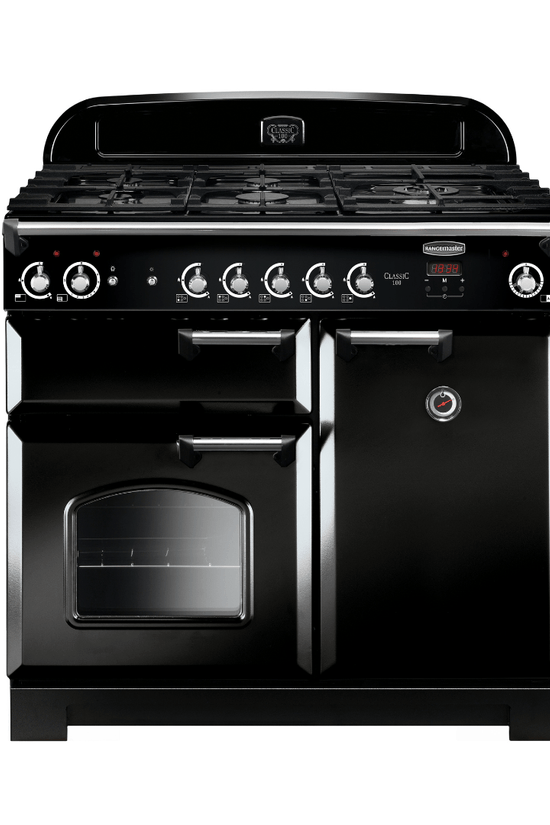 Rangemaster Classic 100cm Dual Fuel Range Cooker - Carvers Interiors - Rangemaster