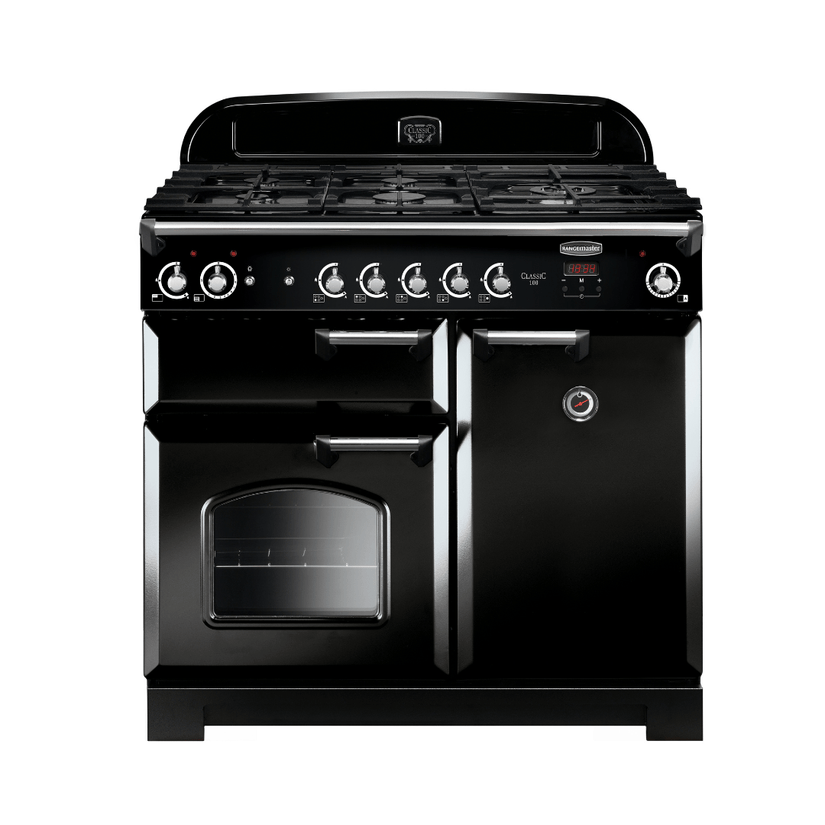Rangemaster Classic 100cm Dual Fuel Range Cooker - Carvers Interiors - Rangemaster