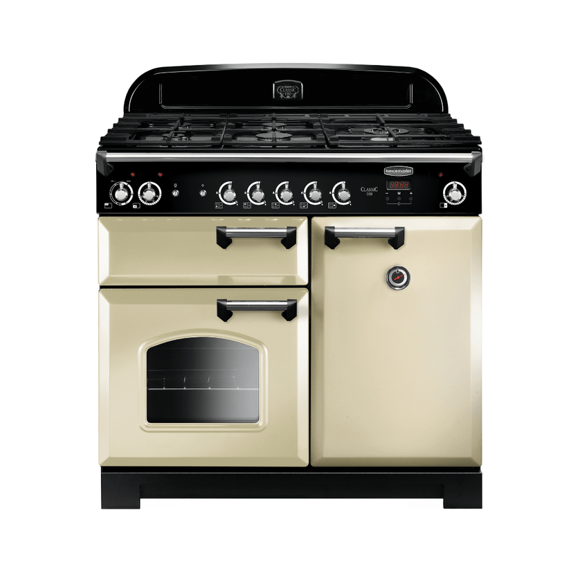 Rangemaster Classic 100cm Dual Fuel Range Cooker - Carvers Interiors - Rangemaster