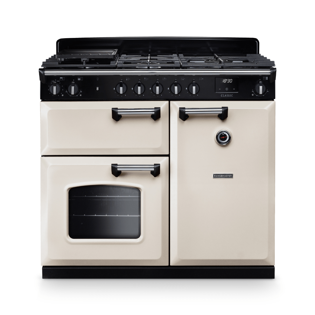 Rangemaster Classic 100cm Dual Fuel Range Cooker - New - Carvers Interiors - Rangemaster