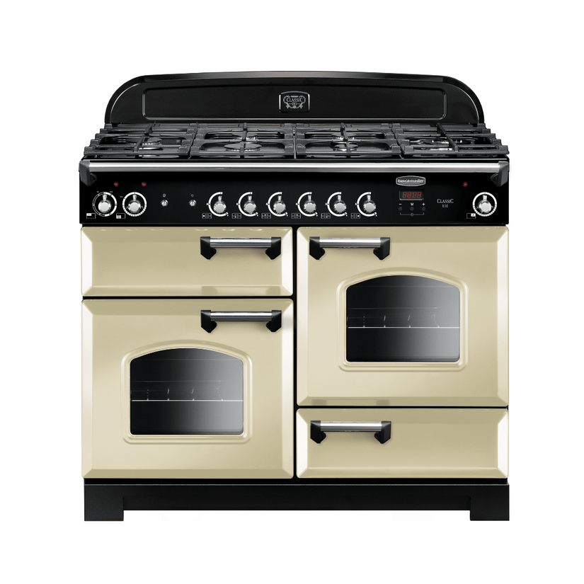 Rangemaster Classic 110cm Dual Fuel Range Cooker - Carvers Interiors - Rangemaster