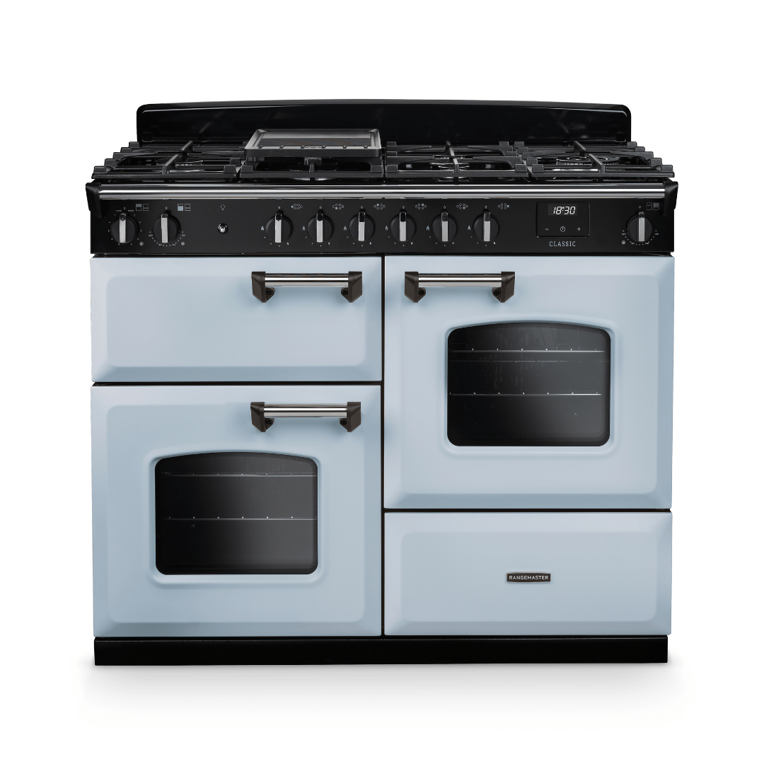Rangemaster Classic 110cm Dual Fuel Range Cooker - New - Carvers Interiors - Rangemaster