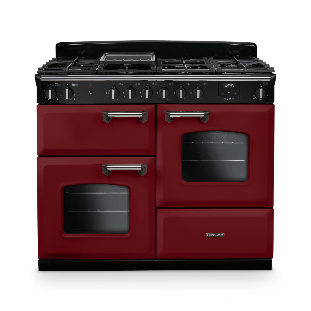 Rangemaster Classic 110cm Dual Fuel Range Cooker - New - Carvers Interiors - Rangemaster