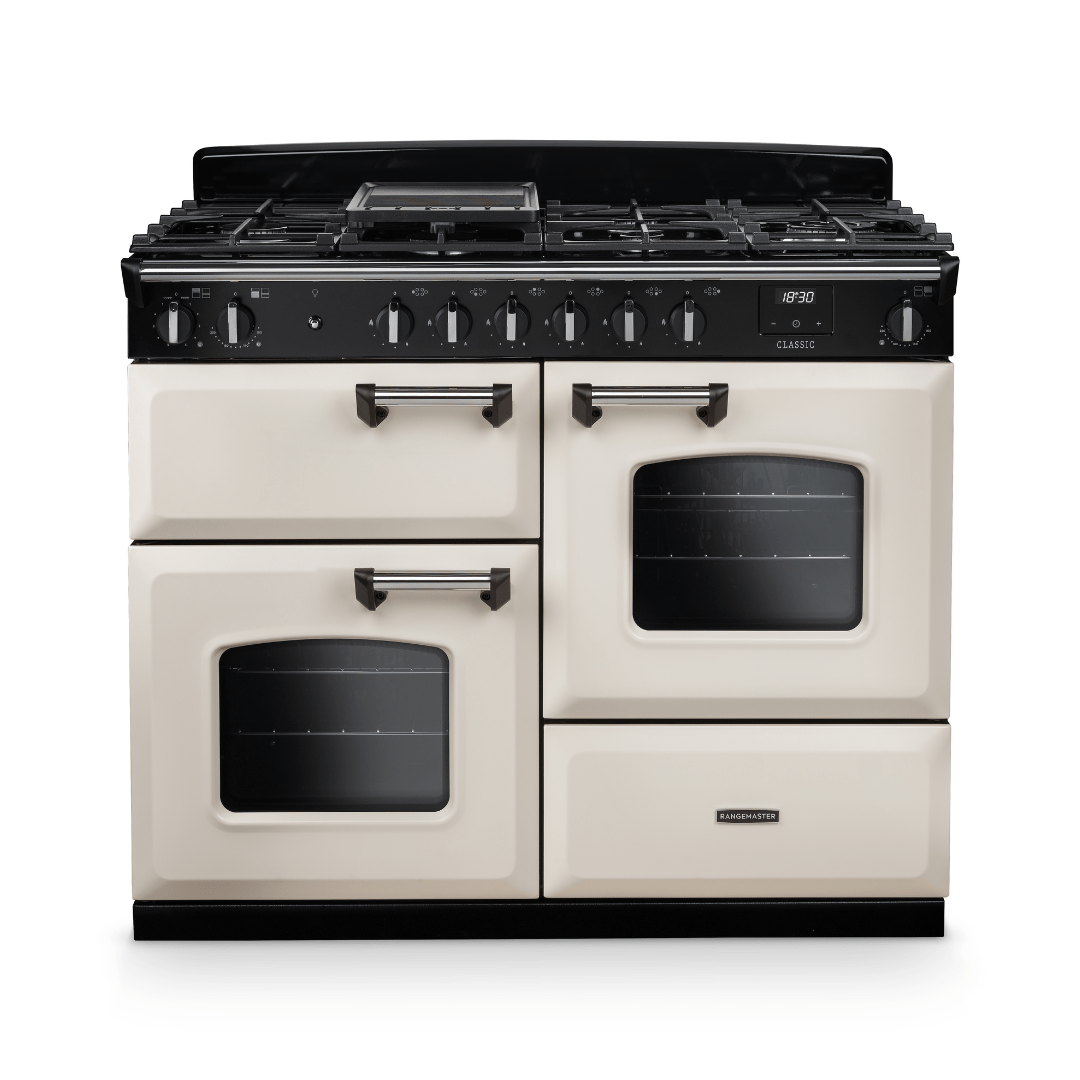 Rangemaster Classic 110cm Dual Fuel Range Cooker - New - Carvers Interiors - Rangemaster