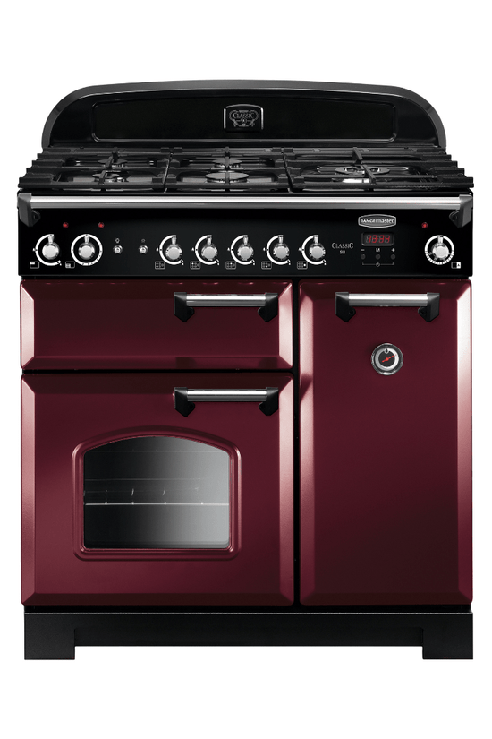 Rangemaster Classic 90cm Dual Fuel Range Cooker - Carvers Interiors - Rangemaster