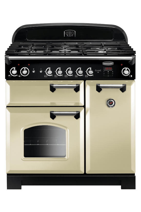 Rangemaster Classic 90cm Dual Fuel Range Cooker - Carvers Interiors - Rangemaster