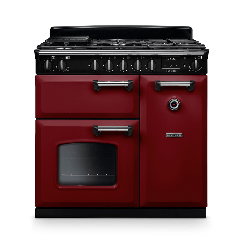 Rangemaster Classic 90cm Dual Fuel Range Cooker - New - Carvers Interiors - Rangemaster