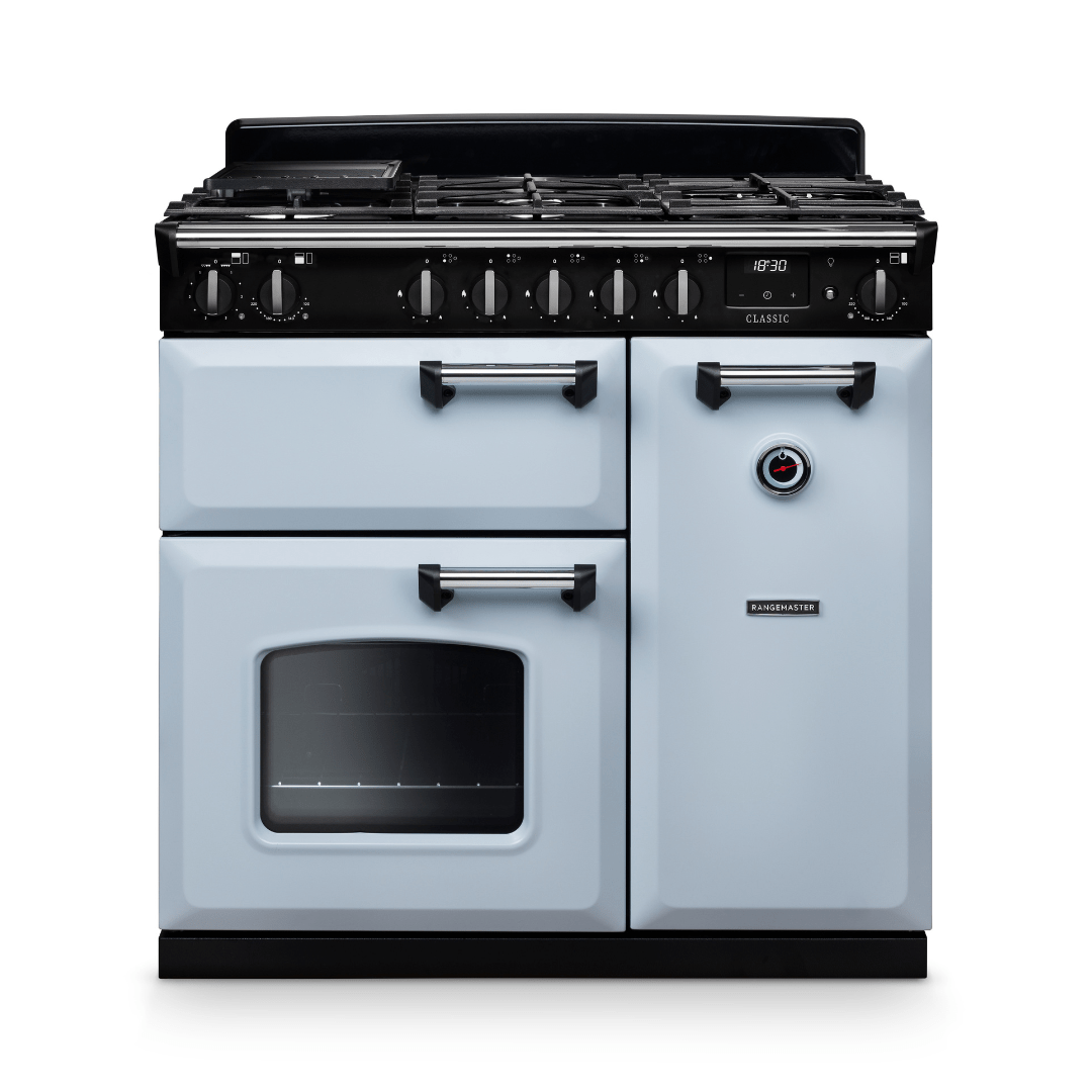 Rangemaster Classic 90cm Dual Fuel Range Cooker - New - Carvers Interiors - Rangemaster
