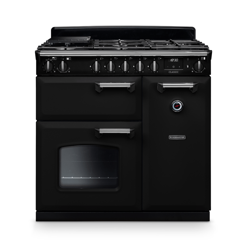 Rangemaster Classic 90cm Dual Fuel Range Cooker - New - Carvers Interiors - Rangemaster