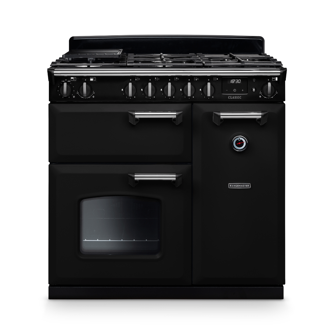 Rangemaster Classic 90cm Dual Fuel Range Cooker - New - Carvers Interiors - Rangemaster
