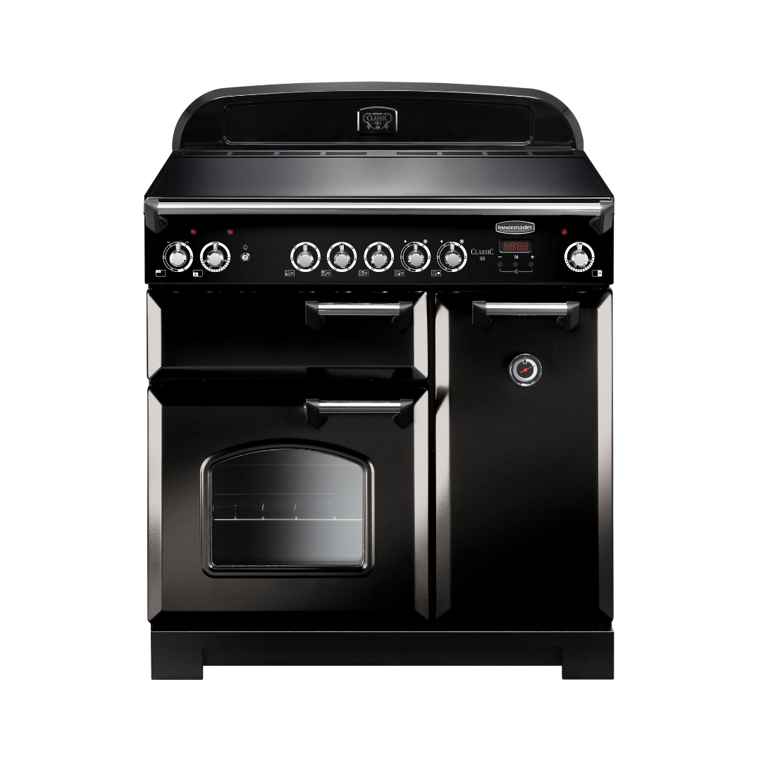 Rangemaster Classic 90cm Induction Range Cooker - Carvers Interiors - Rangemaster