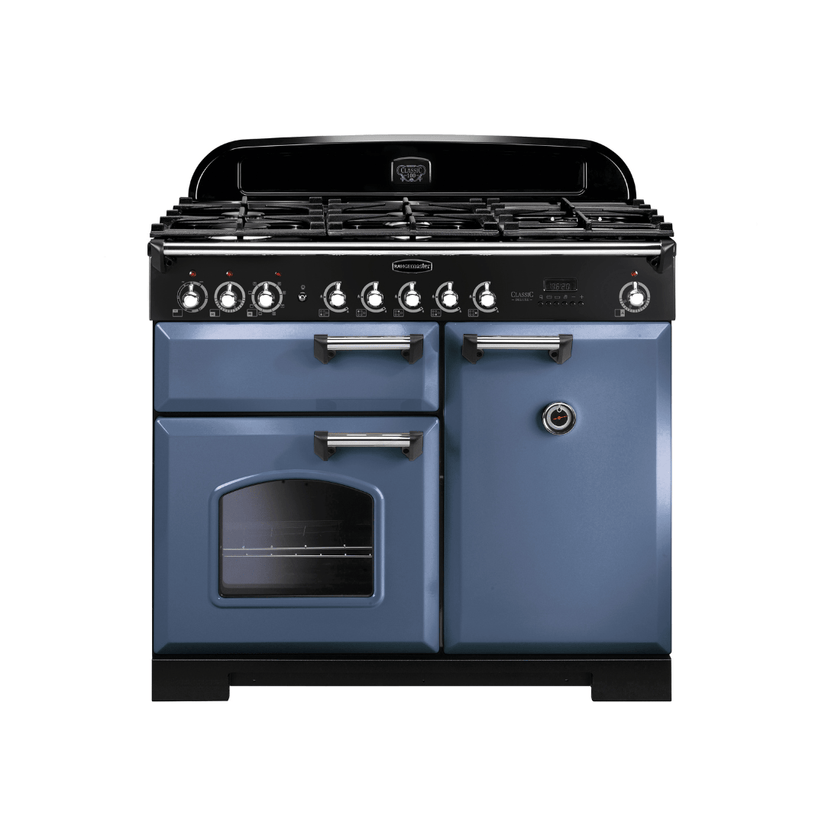 Rangemaster Classic Deluxe 100cm Dual Fuel Range Cooker - Carvers Interiors - Rangemaster