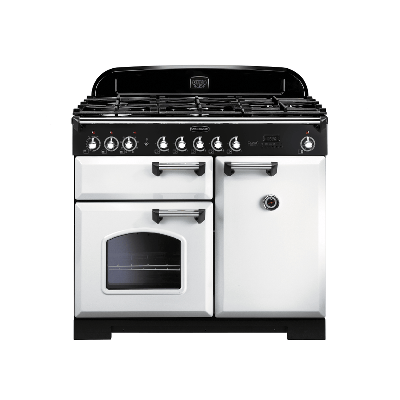 Rangemaster Classic Deluxe 100cm Dual Fuel Range Cooker - Carvers Interiors - Rangemaster