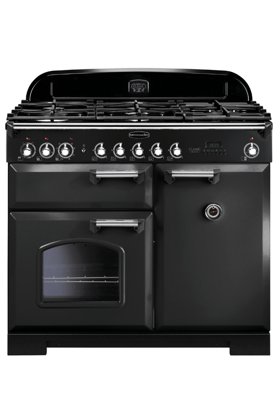 Rangemaster Classic Deluxe 100cm Dual Fuel Range Cooker - Carvers Interiors - Rangemaster