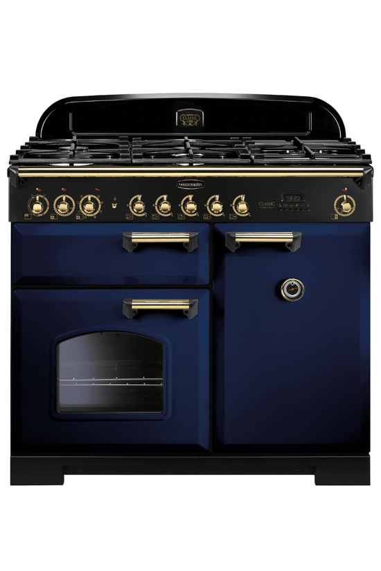 Rangemaster Classic Deluxe 100cm Dual Fuel Range Cooker - Carvers Interiors - Rangemaster
