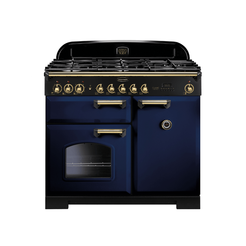 Rangemaster Classic Deluxe 100cm Dual Fuel Range Cooker - Carvers Interiors - Rangemaster