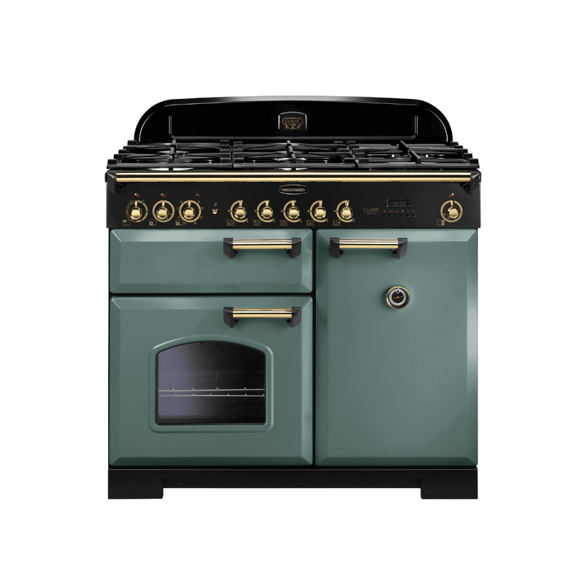 Rangemaster Classic Deluxe 100cm Dual Fuel Range Cooker - Carvers Interiors - Rangemaster