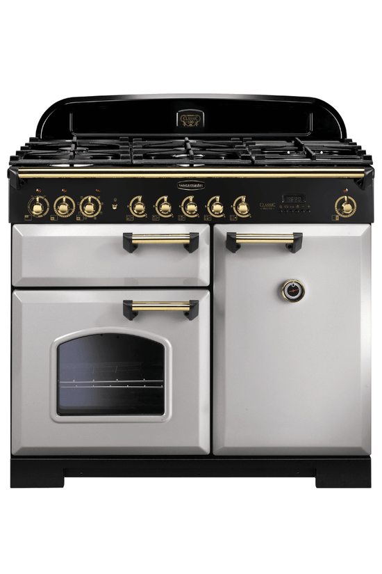 Rangemaster Classic Deluxe 100cm Dual Fuel Range Cooker - Carvers Interiors - Rangemaster