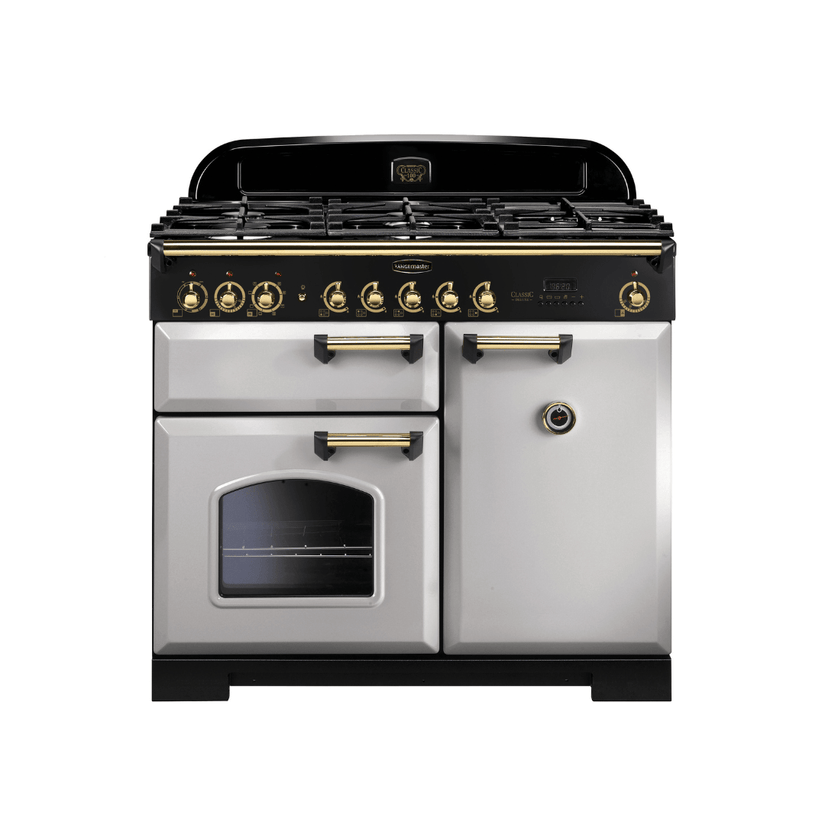Rangemaster Classic Deluxe 100cm Dual Fuel Range Cooker - Carvers Interiors - Rangemaster