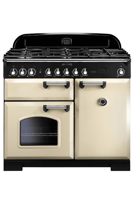Rangemaster Classic Deluxe 100cm Dual Fuel Range Cooker - Carvers Interiors - Rangemaster