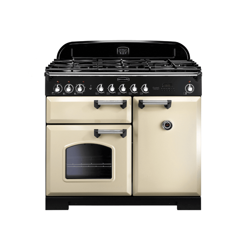 Rangemaster Classic Deluxe 100cm Dual Fuel Range Cooker - Carvers Interiors - Rangemaster