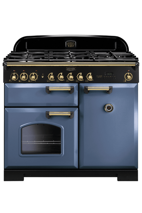 Rangemaster Classic Deluxe 100cm Dual Fuel Range Cooker - Carvers Interiors - Rangemaster