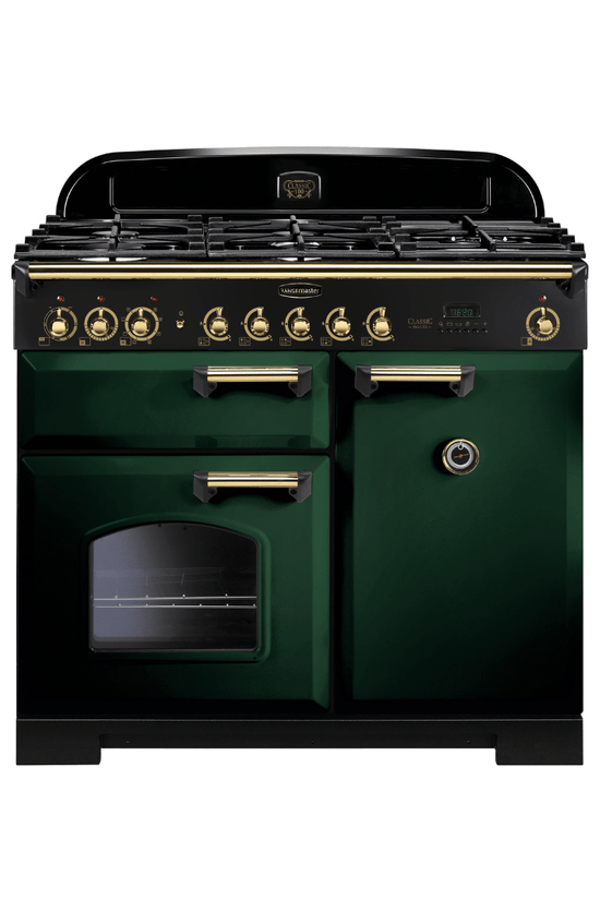 Rangemaster Classic Deluxe 100cm Dual Fuel Range Cooker - Carvers Interiors - Rangemaster