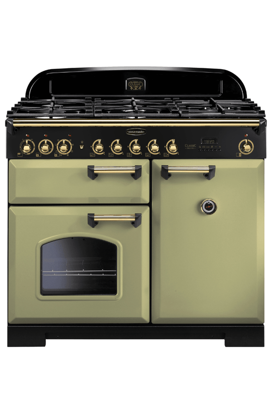 Rangemaster Classic Deluxe 100cm Dual Fuel Range Cooker - Carvers Interiors - Rangemaster