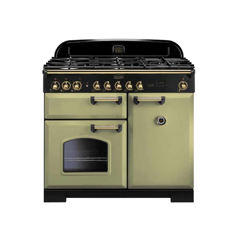 Rangemaster Classic Deluxe 100cm Dual Fuel Range Cooker - Carvers Interiors - Rangemaster