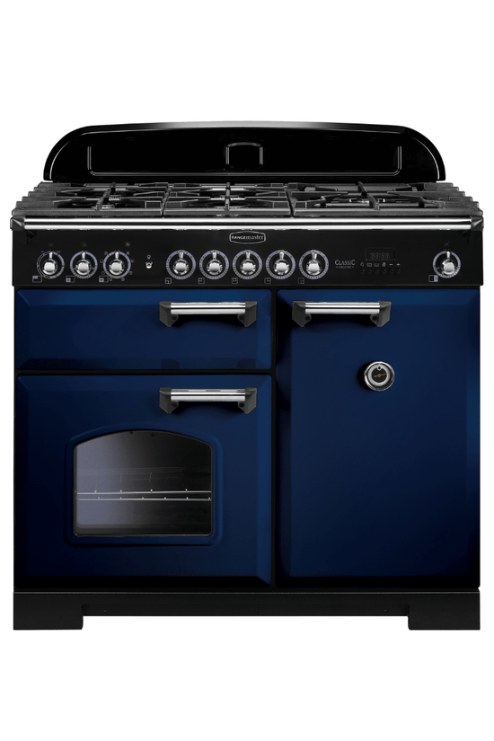 Rangemaster Classic Deluxe 100cm Dual Fuel Range Cooker - Carvers Interiors - Rangemaster