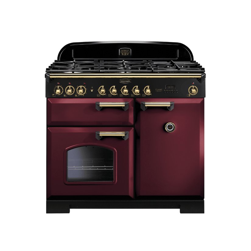 Rangemaster Classic Deluxe 100cm Dual Fuel Range Cooker - Carvers Interiors - Rangemaster