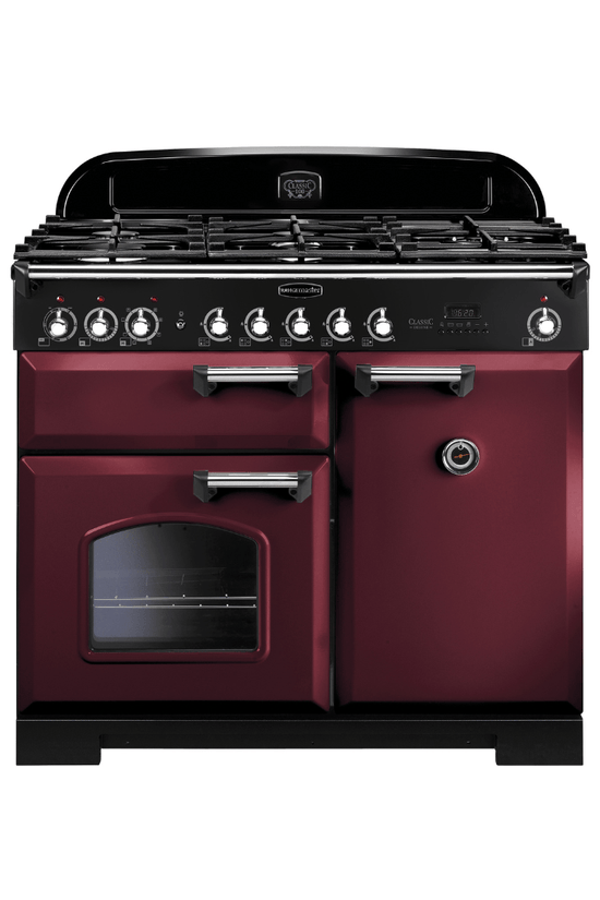 Rangemaster Classic Deluxe 100cm Dual Fuel Range Cooker - Carvers Interiors - Rangemaster
