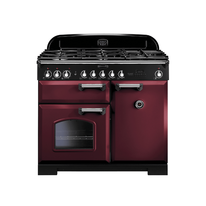 Rangemaster Classic Deluxe 100cm Dual Fuel Range Cooker - Carvers Interiors - Rangemaster