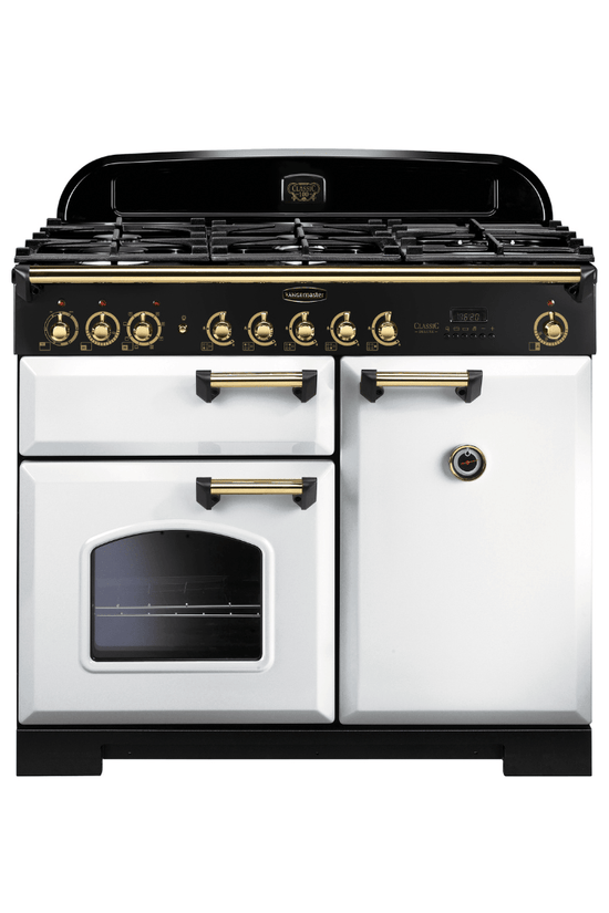 Rangemaster Classic Deluxe 100cm Dual Fuel Range Cooker - Carvers Interiors - Rangemaster