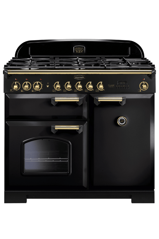 Rangemaster Classic Deluxe 100cm Dual Fuel Range Cooker - Carvers Interiors - Rangemaster