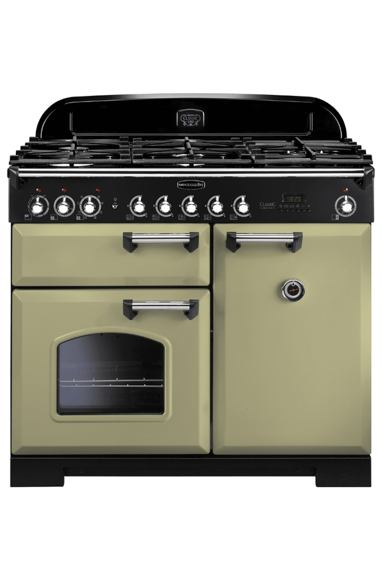 Rangemaster Classic Deluxe 100cm Dual Fuel Range Cooker - Carvers Interiors - Rangemaster