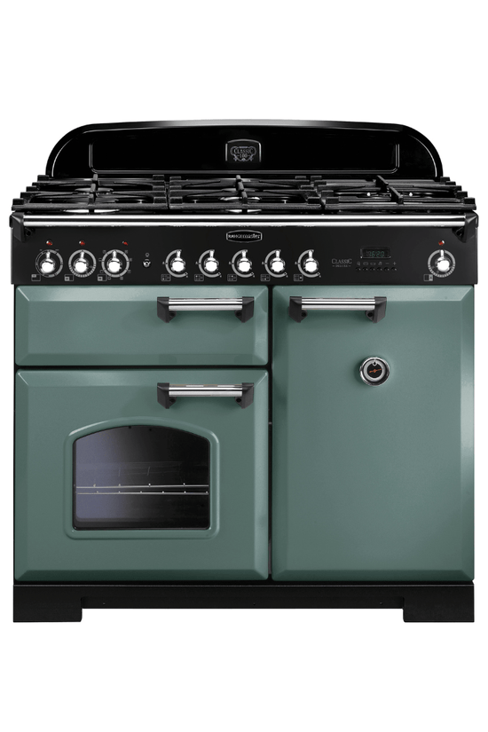 Rangemaster Classic Deluxe 100cm Dual Fuel Range Cooker - Carvers Interiors - Rangemaster