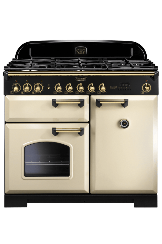 Rangemaster Classic Deluxe 100cm Dual Fuel Range Cooker - Carvers Interiors - Rangemaster