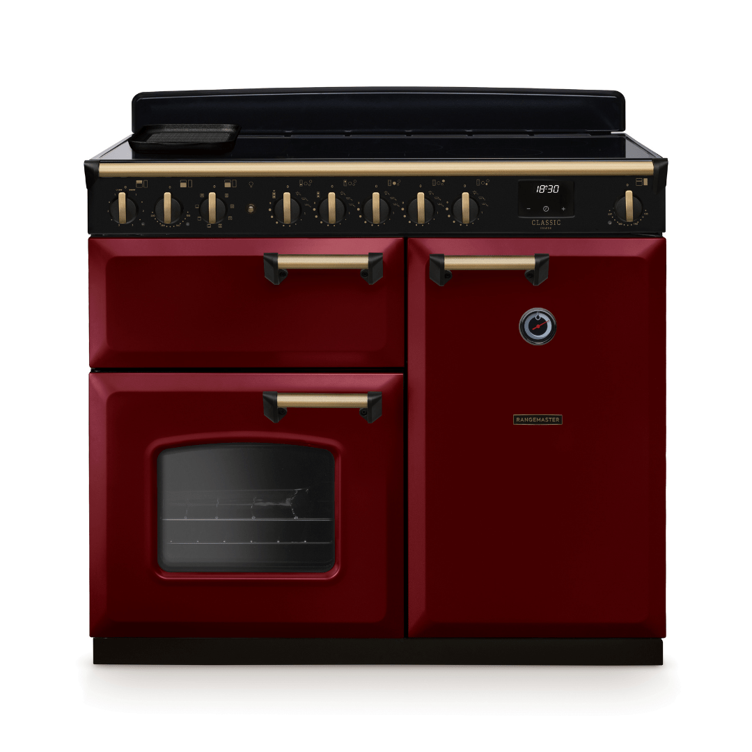 Rangemaster Classic Deluxe 100cm Induction Range Cooker - New - Carvers Interiors - Rangemaster